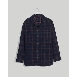 [Madewell] Corduroy Kentwood Oversized Shirt-Jacket in Plaid